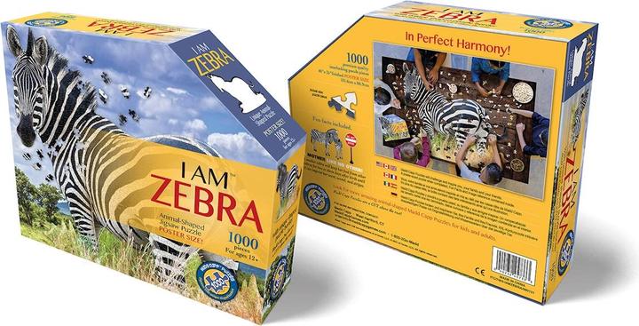 Actual product image Madd Capp Contour puzzle zebra (1000 pieces)