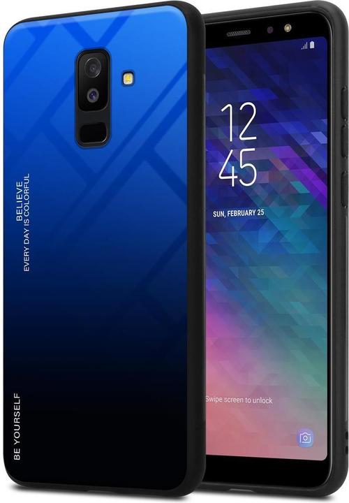 Produktbild Cadorabo TPU 2 Farben Glas Cover (Samsung Galaxy A6+)