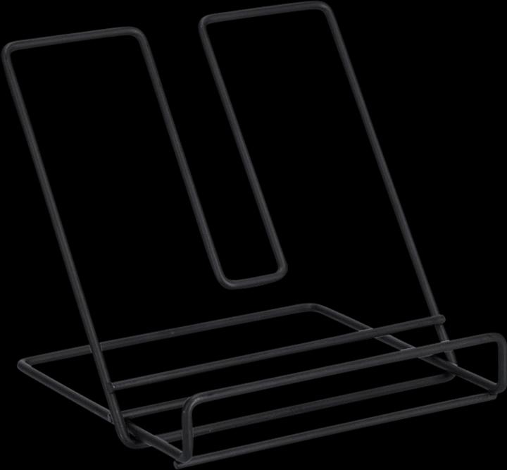 Actual product image Zeller Present Book stand, metal, black (20 x 18 x 20.5 cm)