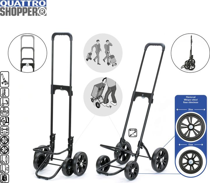 Produktbild Andersen Quattro Shopper Lotta Einkaufstrolley 59 cm