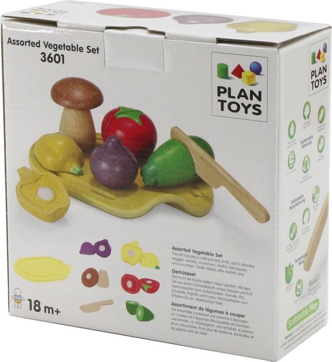 Actual product image Plantoys Assorted vegetable set