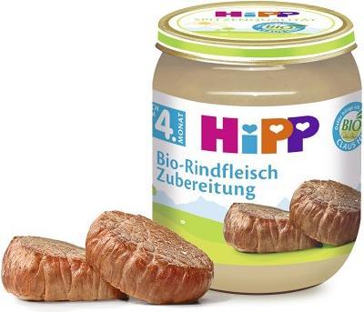 Actual product image Hipp Organic (meat) preparations, organic beef preparation (125 g)