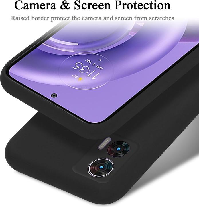 Actual product image Cadorabo Bumper TPU Liquid Silicone Case (Motorola Edge 30 Neo)