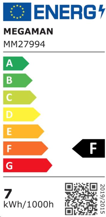 Energie-Label Megaman GX53 LED Neutral Reflektor (GX53, 6.50 W, 700 lm, 1 x, D)