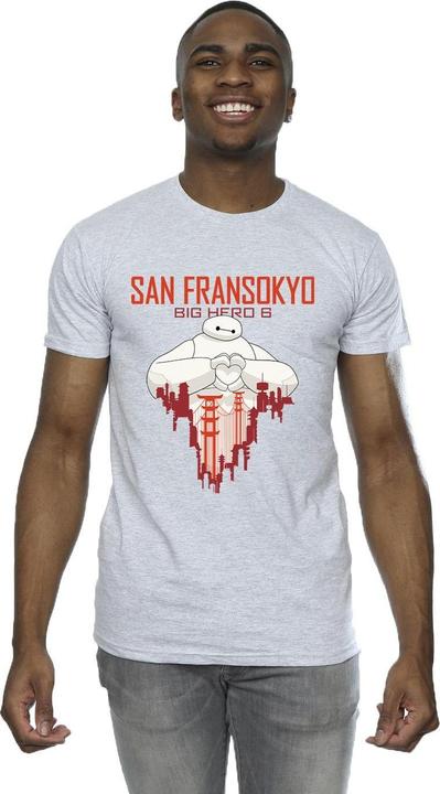 Produktbild Disney Big Hero 6 Baymax San Fransokyo Heart TShirt (L)