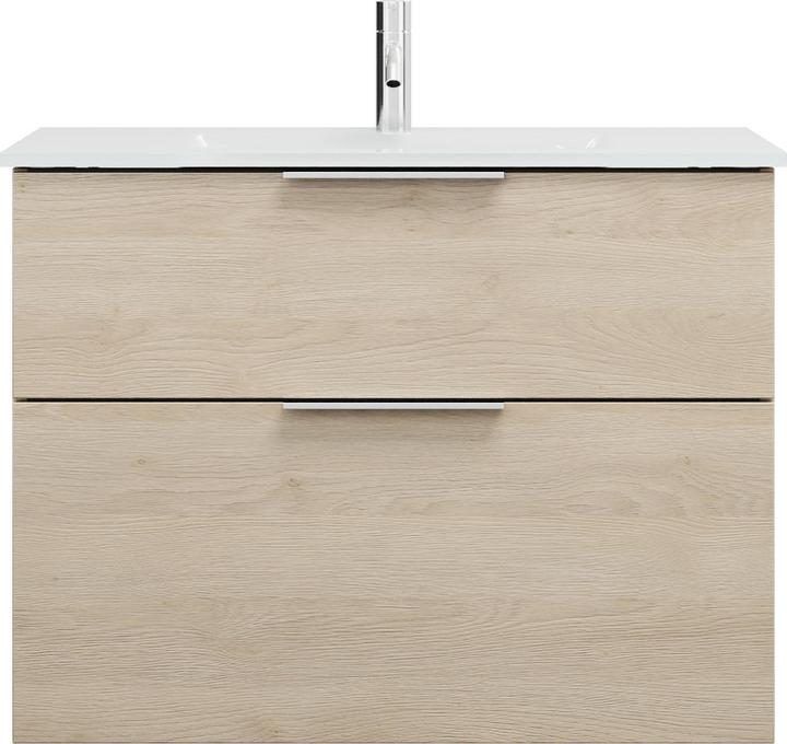 Produktbild burgbad Eqio Glas-Waschtisch inklusive Waschtischunterschrank, Breite 820 mm