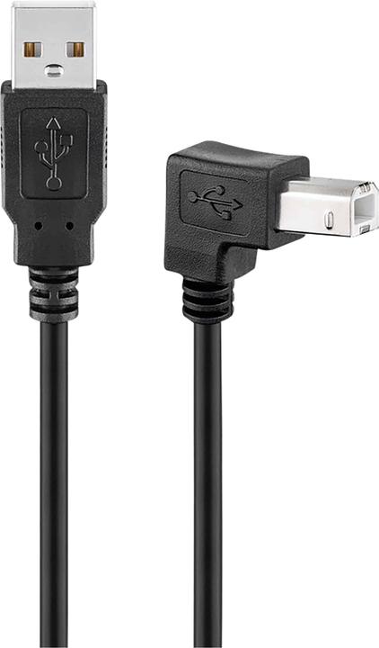 Produktbild Goobay Wentronic USB 2.0 Hi-Speed Kabel, Schwarz, 2 m (2 m, USB 2.0)