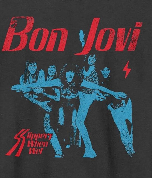 Immagine prodotto Amplified Maglietta unisex da adulto Slippery When Wet Bon Jovi (3XL)