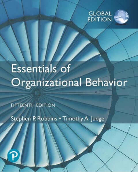Actual product image Essentials of Organizational Behavior, Global Edition (English, Timothy Judge, Stephen Robbins, Timothy A. Judge, Stephen P. Robbins, 2021)
