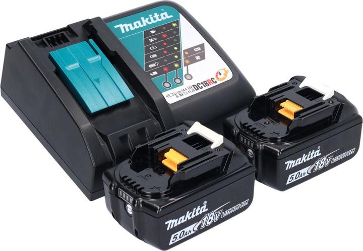 Image du produit Makita DJR189RTJ Scie sabre sans fil, 18 V, 0-3100 SPM, 22 mm, 2 x 5,0 Ah Li-Ion, 2,5 kg