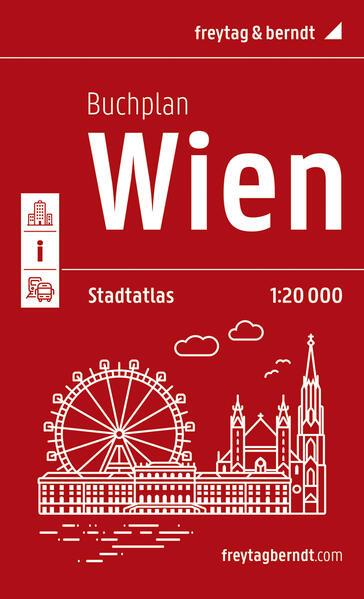 Immagine prodotto Vienna, pianta del libro, atlante della città 1:20.000, freytag & berndt