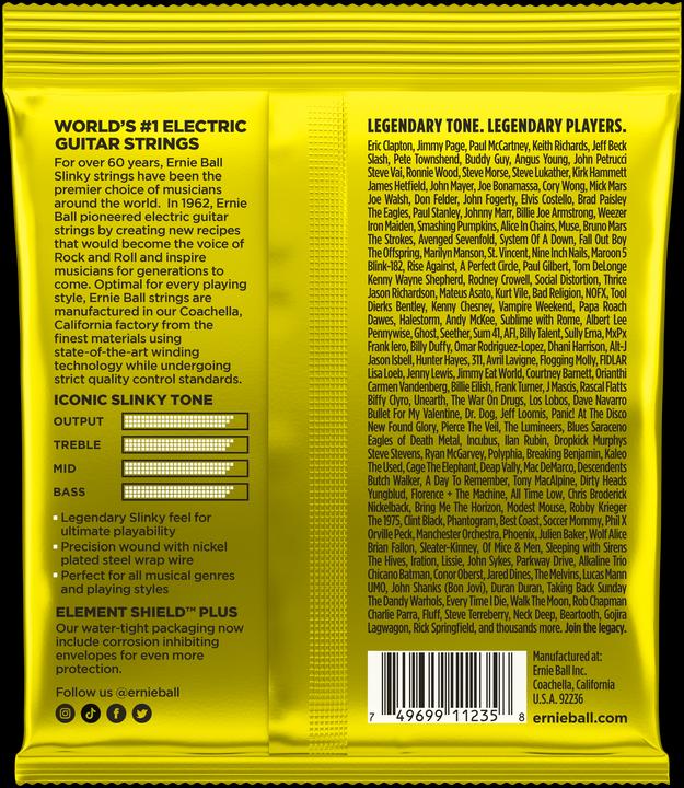 Actual product image Ernie Ball Set of strings, Slinky Nickel, Beefy 11-54, 3-pack (6 x, Electric guitar, 0.05")