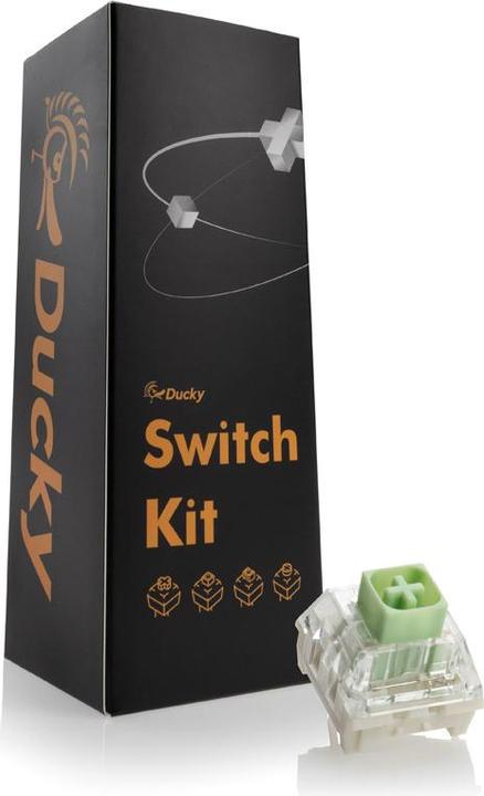 Actual product image Ducky Kalih Box Jade Switches, mechanical, 3-pin, clicky, MX-Stem, 50g - 110 pieces