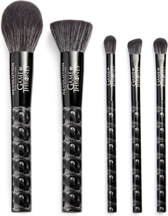 Makeup Revolution 5-Teiliges Pinsel Set - Revolution x Game of Thrones - 3 Eyed Raven Brush Set (Set)