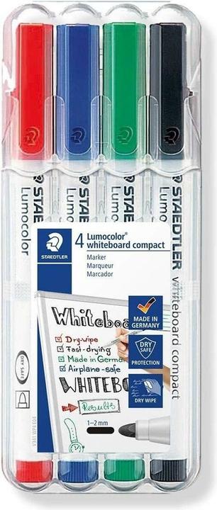 Immagine prodotto Staedtler Lumocolor whiteboard compact 341 (Multi colore, 2 mm, 4 x)