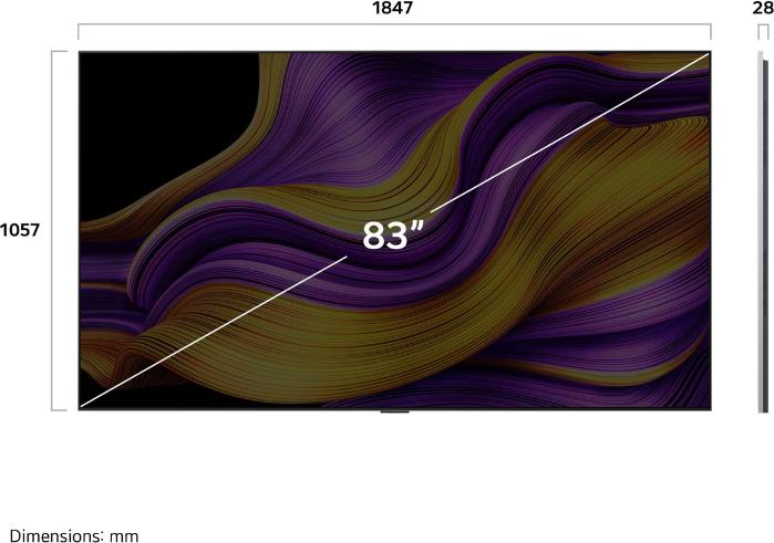 Actual product image LG TV OLED83G58LW (2025) (83", G5, OLED, 4K, 2025)