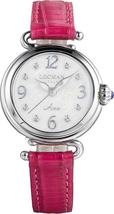 Actual product image Locman Italy ladies' watch Amo with diamonds approx. 0.150 ct. Ref. 0701A (Analogue wristwatch, 32 mm)