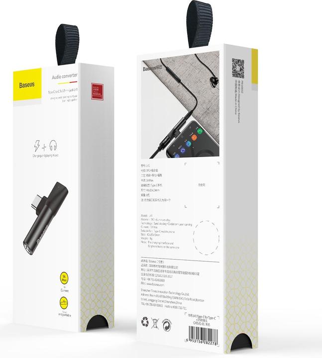 Produktbild Baseus 2in1 USB Typ-C Adapter (USB Typ C, 3.5mm Klinke)