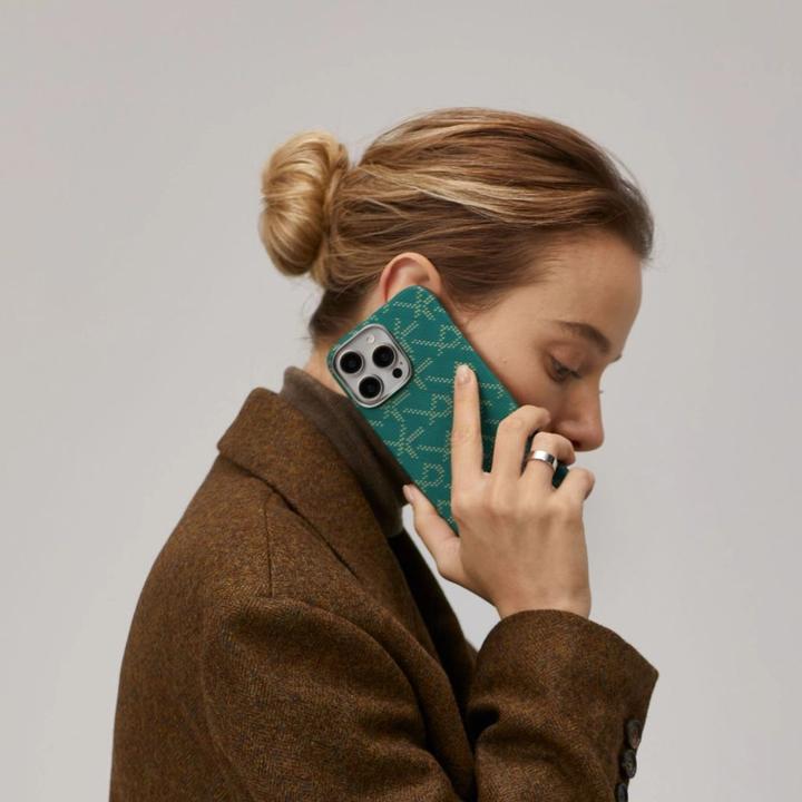 Produktbild Pitaka Tactile Woven Case Refining für iPhone 16 Pro, Grün, KI1602RTR (Apple iPhone 16 Pro)
