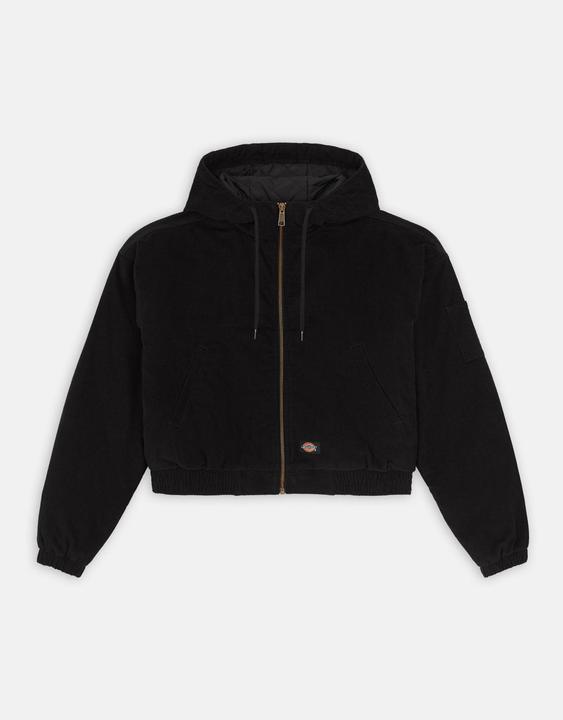 Dickies Corduroy Hooded Jacket W Black