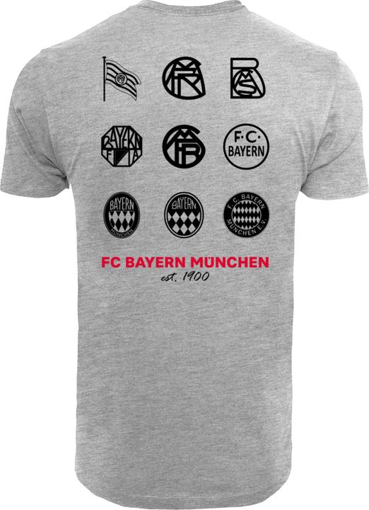Produktbild FC Bayern München Logo History T-Shirt Round Neck - 112145 (L)