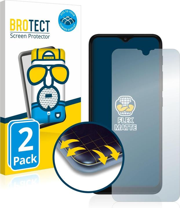 Produktbild BROTECT Full-Cover Displayschutz Matt (2 Stück, Motorola Moto G30)