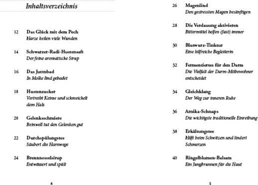 Valeurs nutritives et ingrédients Das kleine Buch: Vergessene Hausmittel (Allemand, Karin Buchart, 2024)