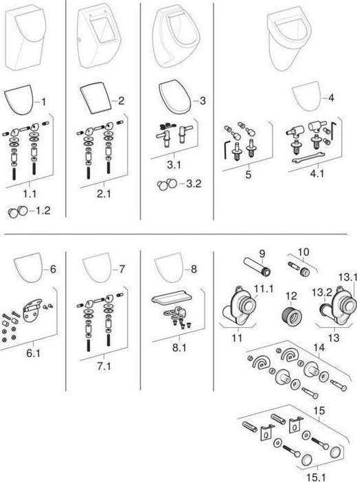 Actual product image Geberit Keramag / Urinal Pareo white 236100000