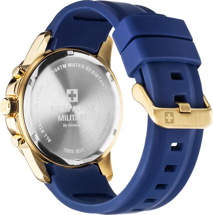 Actual product image Swiss Alpine Military 7089.9815 Chronograph Men's Watch 44mm 10ATM (Chronograph, 44 mm)