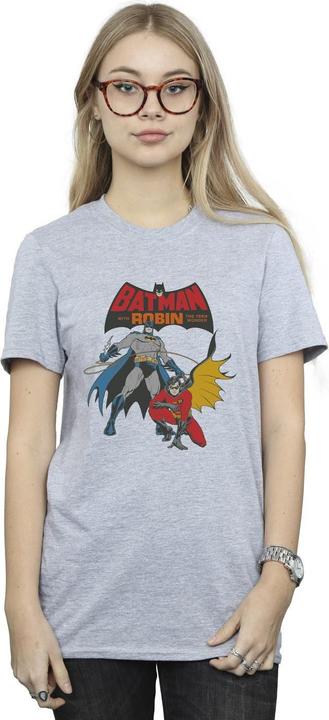 Image du produit Femme/Les femmes Batman et Robin - T-shirt boyfriend en coton (5XL)