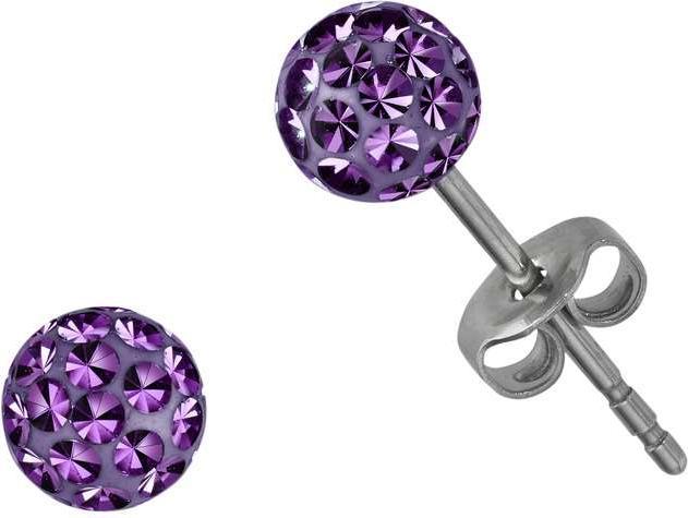 Actual product image Bijouteria Earrings (Epoxy resin, Surgical steel 316L, PVC, Crystal)