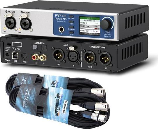 Produktbild RME Audio RME Digiface AES Audio-Interface mit 2x XLR-Kabel (USB)