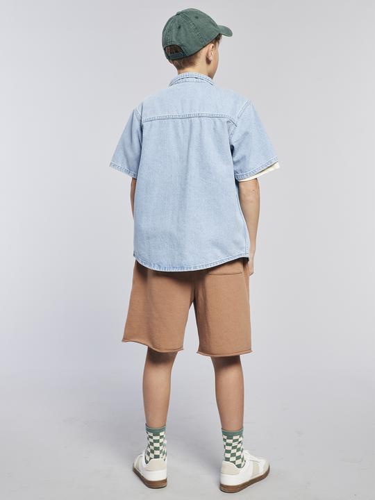 Produktbild Jonen Jungen Kurzarm-Hemd aus Light-Denim (128)
