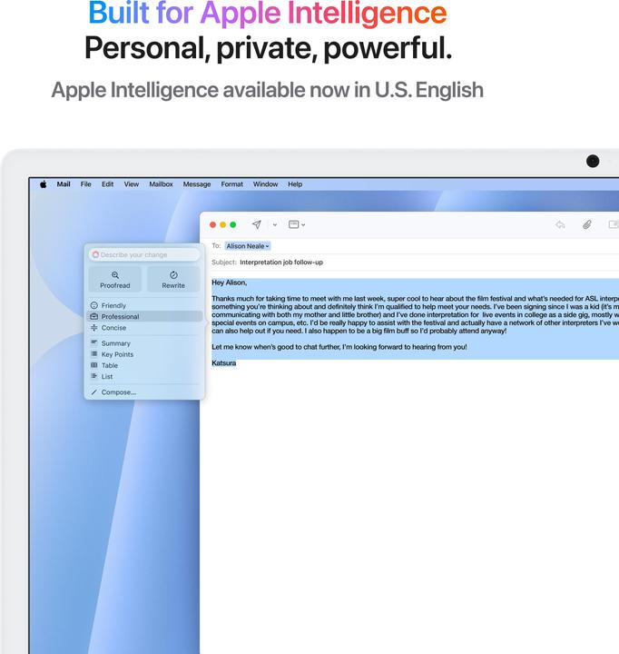 Actual product image Apple iMac 2024 (M4, 16 GB, 256 GB, Apple M4 8-Core)