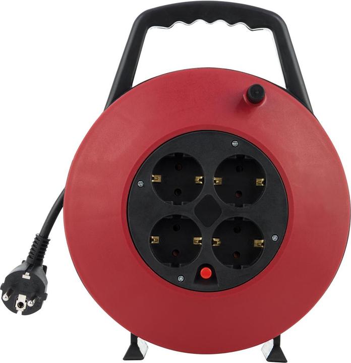 REV 008818 Cable reel 10m earthing contact plug (10 m, 1.50 mm²)