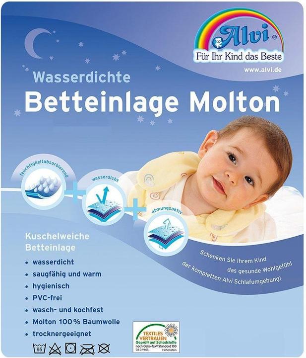 Produktbild Alvi Betteinlagen Betteinlage Molton 60 x 120 cm (60 x 120 cm)