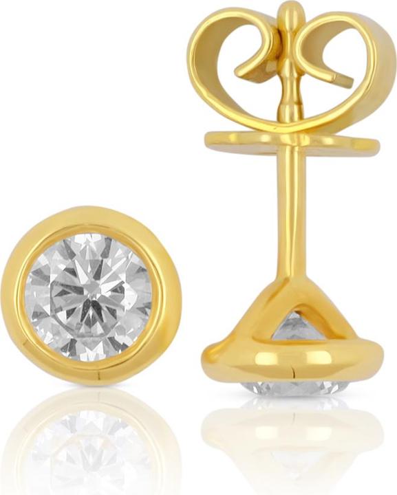 Actual product image Muau Stud earrings (750/18 K Yellow gold)