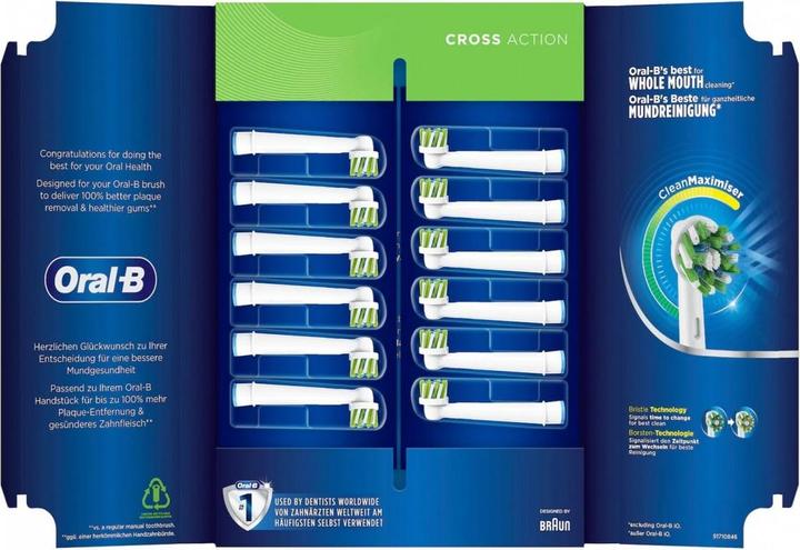 Image du produit Oral-B Cross Action CleanMaximiser (12 x)