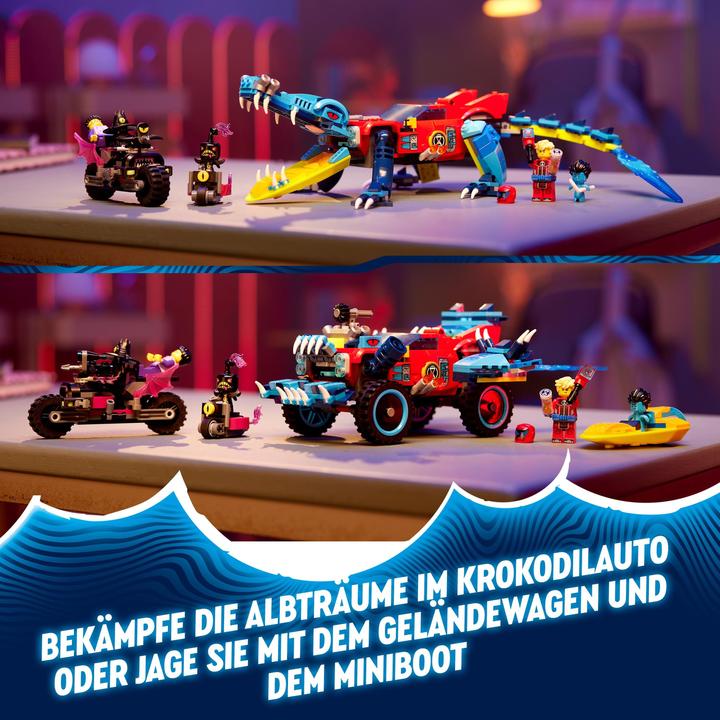 Actual product image LEGO Crocodile car (71458, LEGO Dreamzzz)
