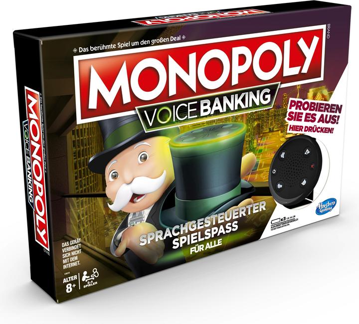 Actual product image Hasbro Gaming Monopoly Voice Banking (German)