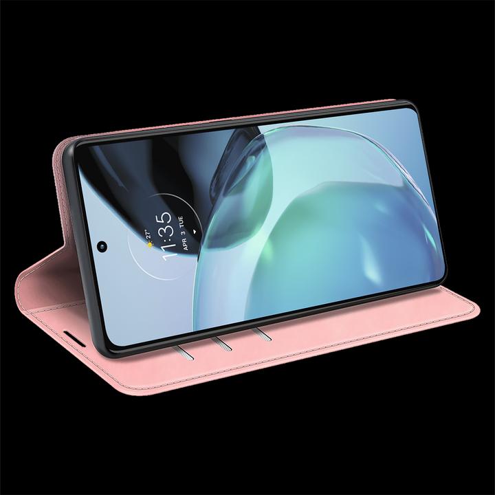 Produktbild Cazy Book Case Kompatibel mit Motorola Moto G72 - Hülle klappbar Magnetisch Kunstleder - (Motorola Moto G72)