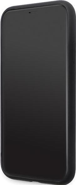 Actual product image Karl Lagerfeld KLHCN61SMHKNPK iPhone 11 / Xr 6.1" czarny/black Silicone Ikonik Metal Pin (Apple iPhone XR, Apple iPhone 11)