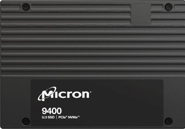 Image du produit Micron SSD 9400 MAX U.3 25600GB PCIe Gen4x4 (25600 Go, 2.5")