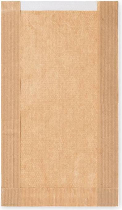 Nährwerte und Zutaten Wimex.eu Papier Faltenbeutel mit Fenster 13cm 18+6 x 32 cm - 1000 Stück (1000 x)