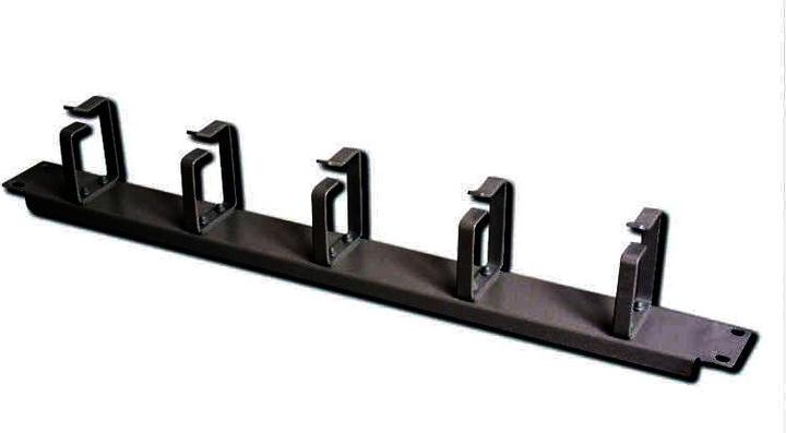 Image du produit Digitus panneau de brassage/guide de câbles 48,3cm 19inch 2U 5x guide de câbles 40x60mm noir RAL9005