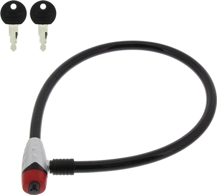 Actual product image Burg Wächter Two-wheel spiral cable lock (80 cm)