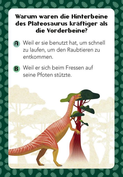 Produktbild National Geographic Dinosaurier-Quiz. 100 Fragen über Dinosaurier für Quizfans und Dinofans (100 Fragen & Ant (Deutsch, Lorenzo Sabbatini, Massimo Miato, White Star Kids, 2024)