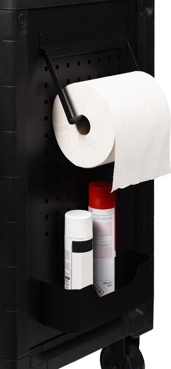 Produktbild SW-Stahl 07121L Papierrollenhalter für Werkstattwagen I Werkstatt-Zubehör für Lochwand I Wandhalter