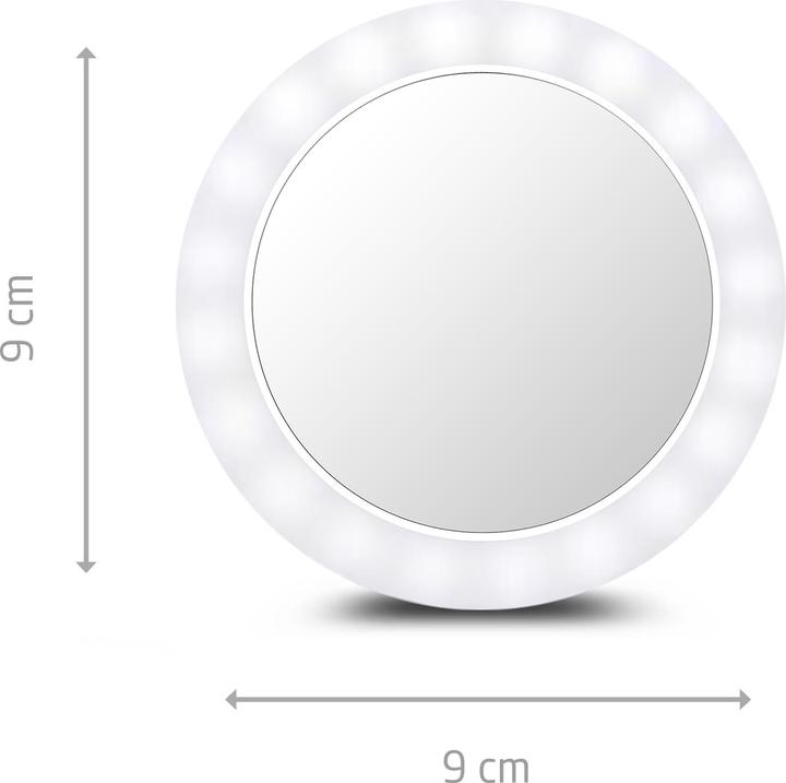 Image du produit Medisana CM-20E Selfie Mirror - Miroir cosmétique par ECOMED (Ø 9 x 3 cm)
