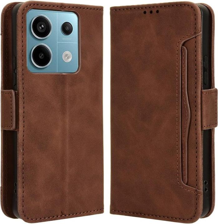 Produktbild Cover-Discount Xiaomi Redmi Note 13 Pro - Etui Kartenfächer braun (Xiaomi Redmi Note 13 Pro)